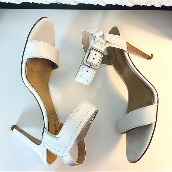 Antonio Melani white heeled sandals - Picture 3 of 5